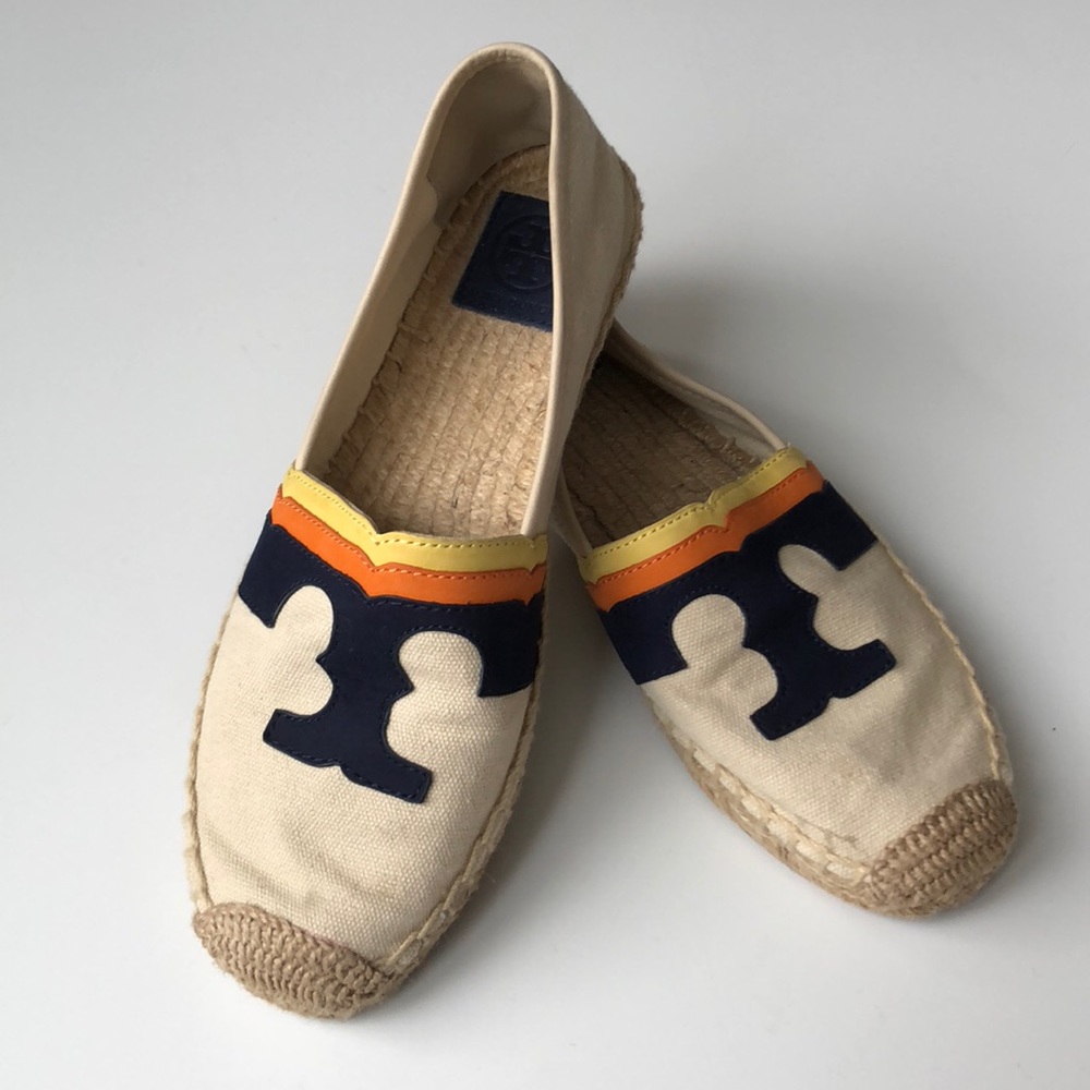 || Tory Burch || multi suede espadrilles